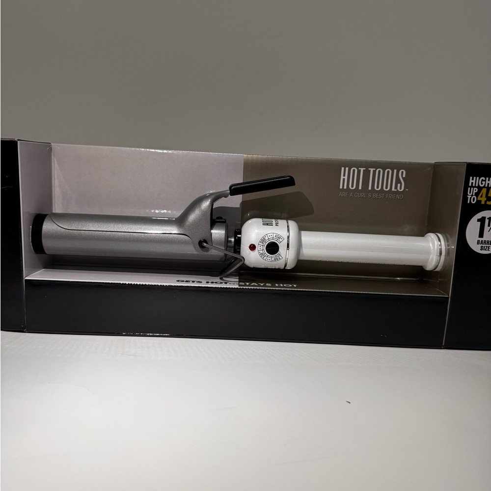 Hot Tools Silver Curling Iron